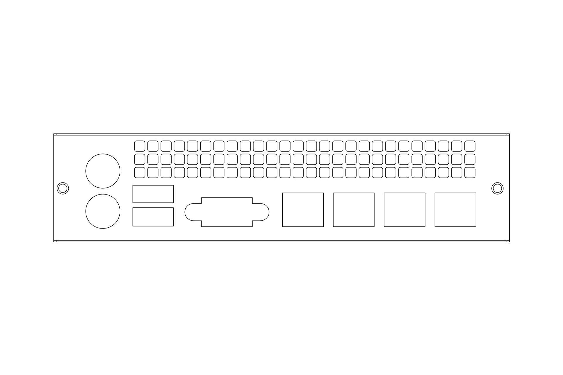 Back I/O Shield Plate - server system assembly